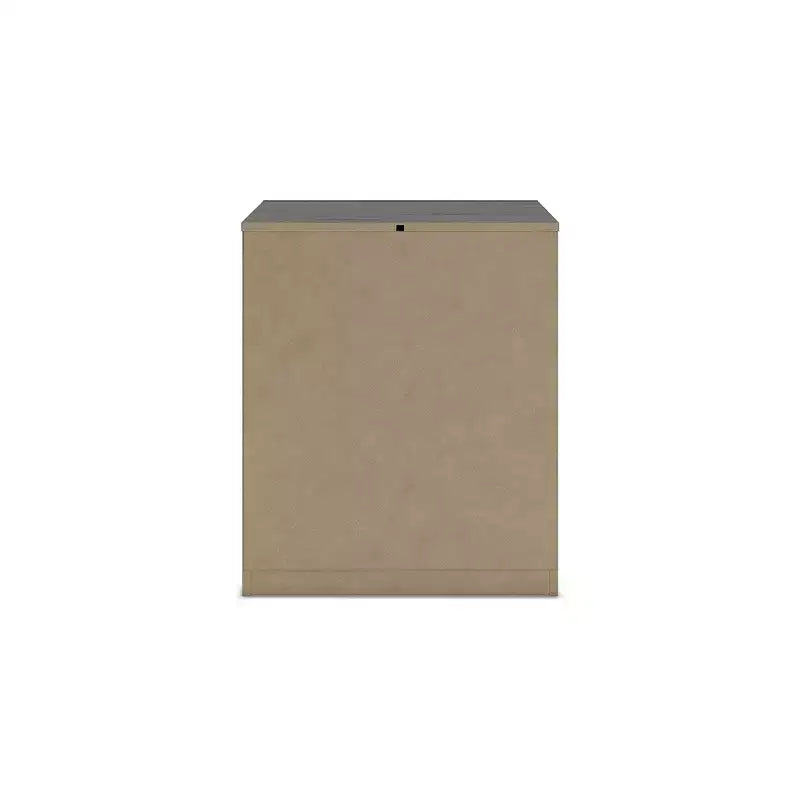 Comodino a 2 cassetti con porte di ricarica USB, grigio antracite