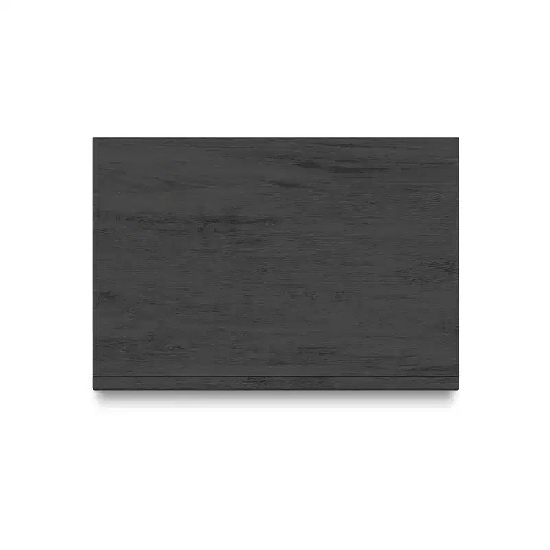 Comodino a 2 cassetti con porte di ricarica USB, grigio antracite