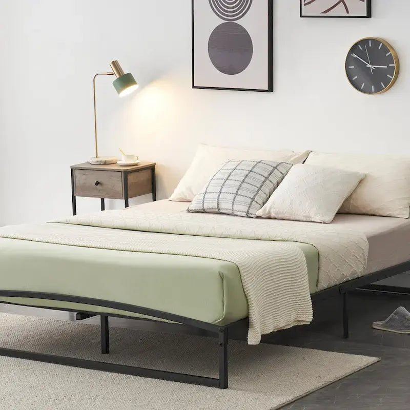 Base Letto a Piattaforma in Metallo a Basso Profilo da 6 Pollici