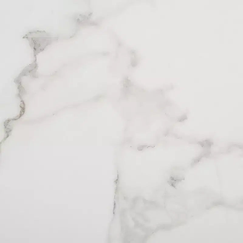 Tavolino Rotondo - Marmo Bianco/Nero