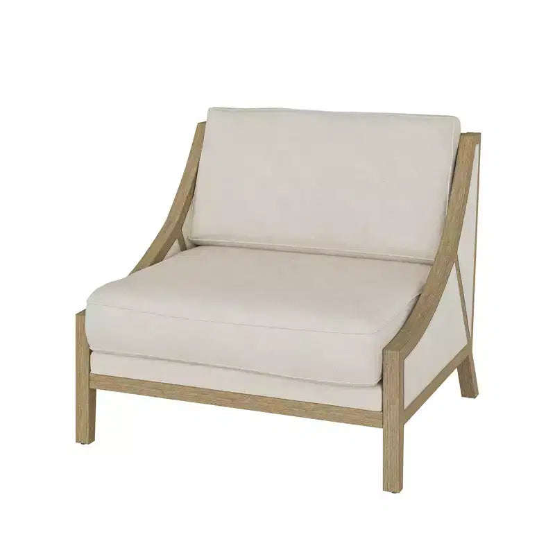Poltrona oversize con seduta flessibile e cuscino schienale mobile