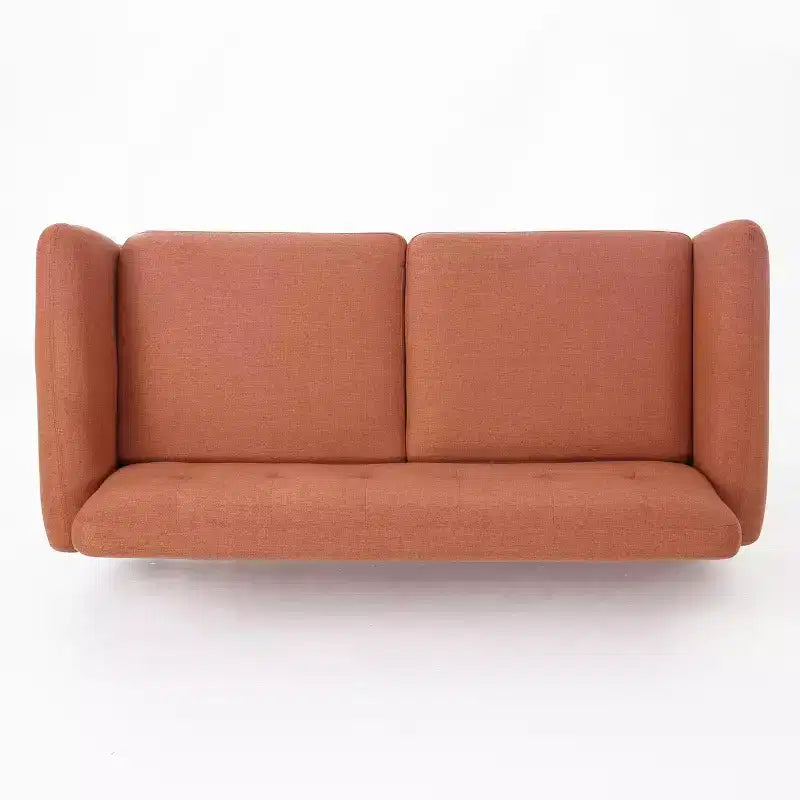 Divano a 2 posti imbottito capitonné Mid-Century Modern 67,25"
