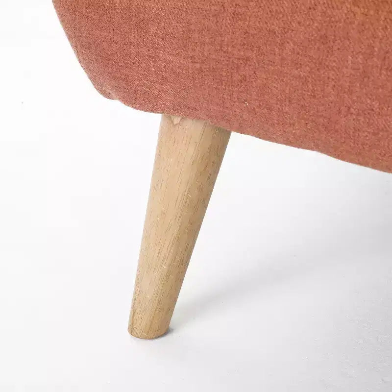 Divano a 2 posti imbottito capitonné Mid-Century Modern 67,25"