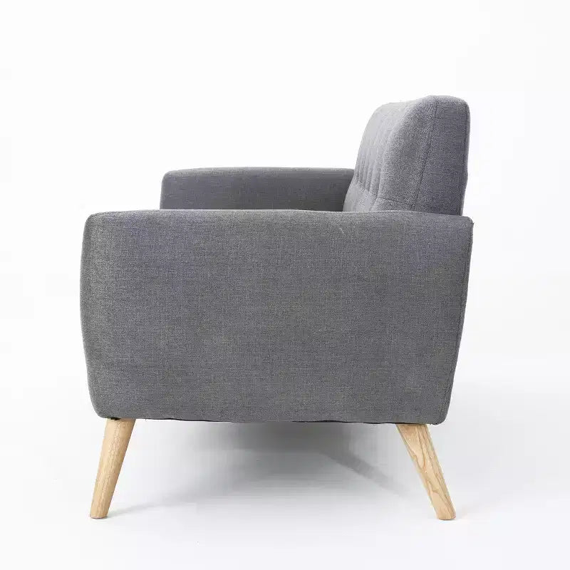 Divano a 2 posti imbottito capitonné Mid-Century Modern 67,25"