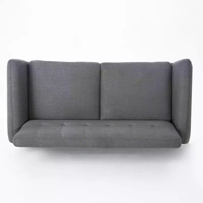 Divano a 2 posti imbottito capitonné Mid-Century Modern 67,25"