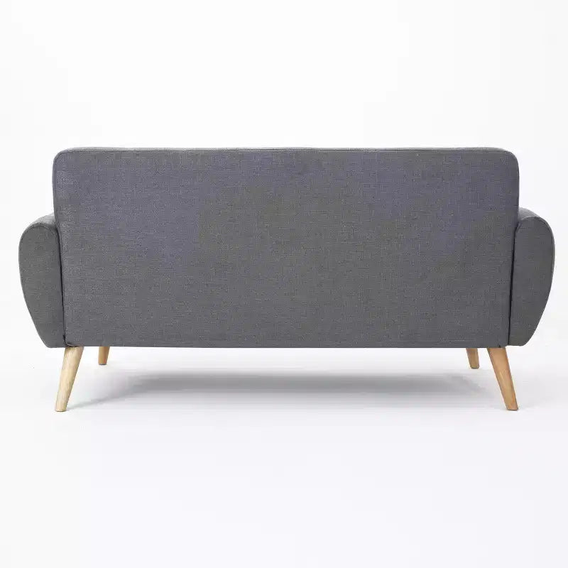 Divano a 2 posti imbottito capitonné Mid-Century Modern 67,25"