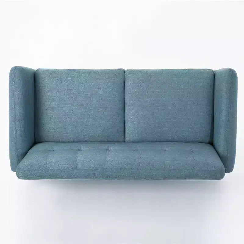 Divano a 2 posti imbottito capitonné Mid-Century Modern 67,25"
