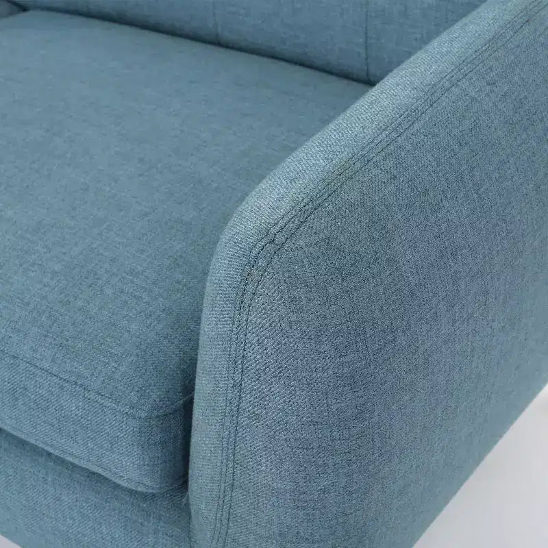 Divano a 2 posti imbottito capitonné Mid-Century Modern 67,25"