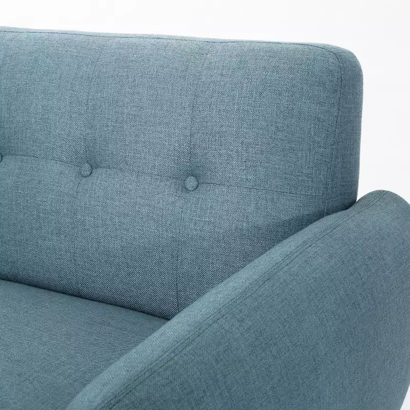 Divano a 2 posti imbottito capitonné Mid-Century Modern 67,25"