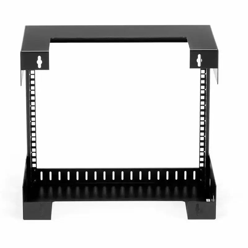 Rack di rete a muro con telaio aperto 8U - Profondità 12 pollici
