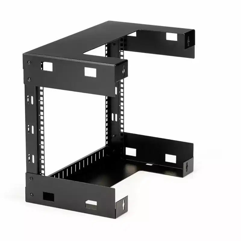 Rack di rete a muro con telaio aperto 8U - Profondità 12 pollici