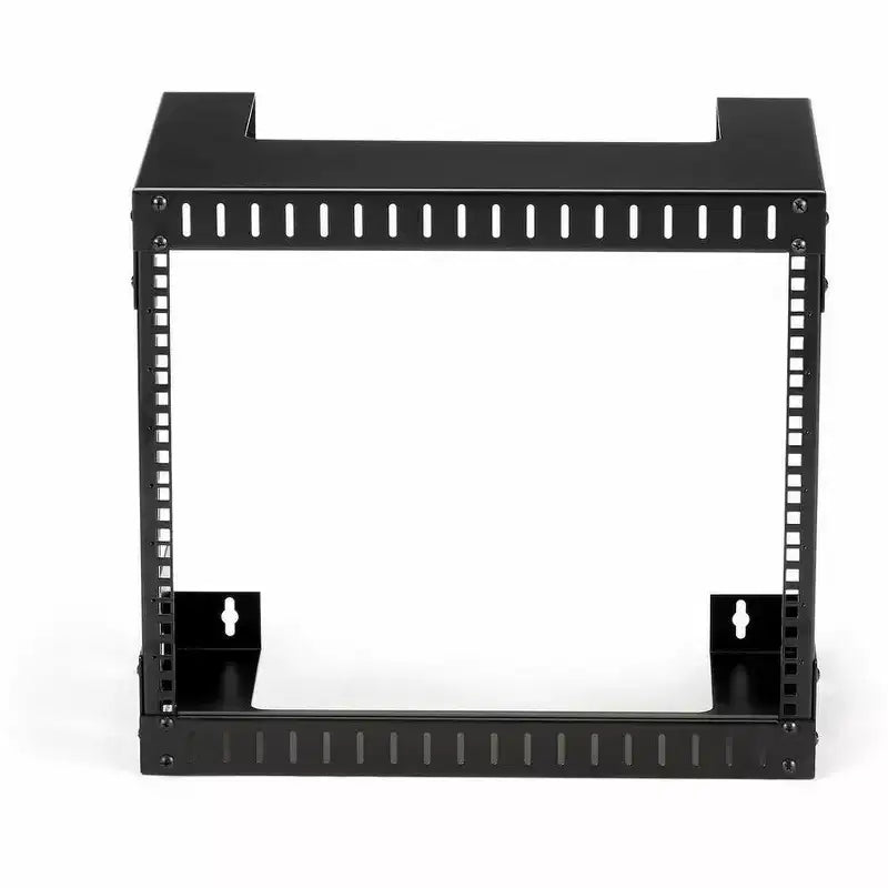 Rack di rete a muro con telaio aperto 8U - Profondità 12 pollici