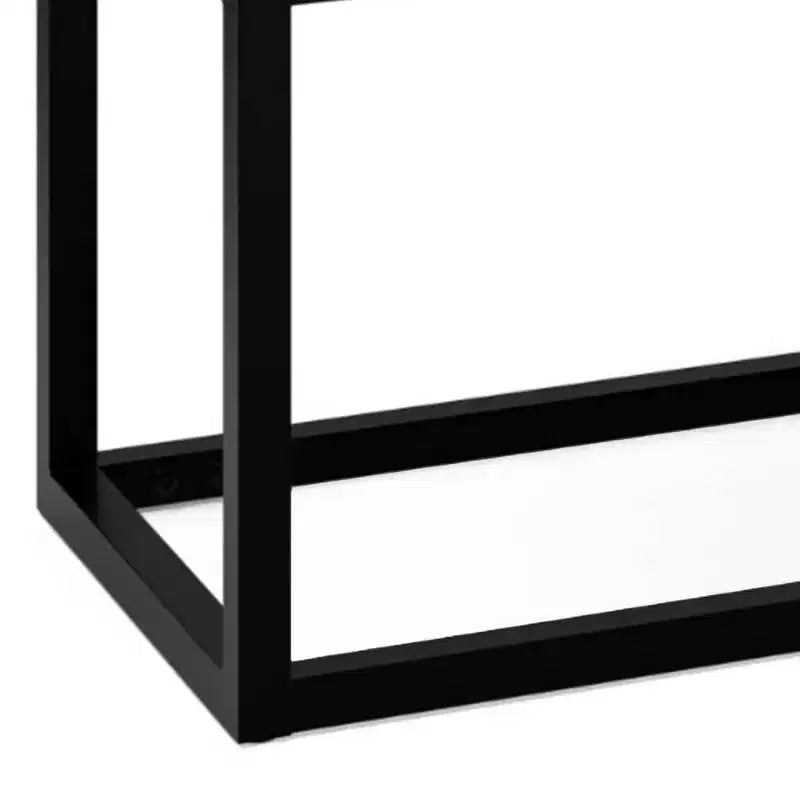 Panca poggiapiedi rettangolare contemporanea larga 112 cm
