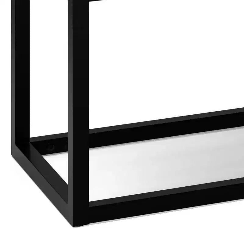 Panca poggiapiedi rettangolare contemporanea larga 112 cm