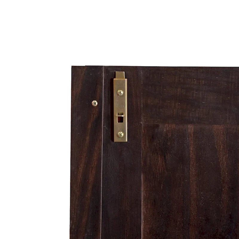 Guardaroba Flessibile in Legno Massello al 100% con Pomelli in Metallo o Legno